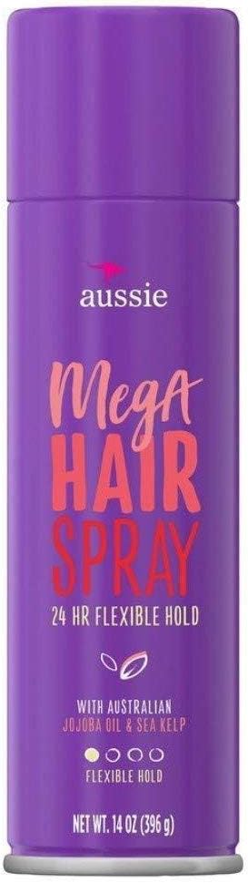 Aussie Hairspray Mega 14 Ounce 24 Hour Flexible Hold