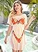 ALIREVERIE Womens Mardi Gra Swim Sheer Bikini Shirts Short Sleeve Funny Beach Pool Dress Orange Blossom M