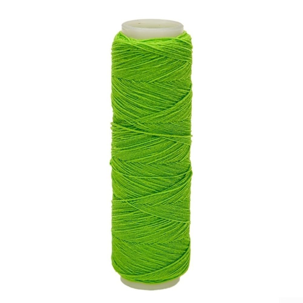 DystopiaWorld Fly Fishing Elastic Line, 0.4 mm ร 30 m (1 or 3 pcs), Nylon Crab Lure Tying Cord, High-Strength Stretchable Thread, Thickened & Color-Visible for Anglers(green)