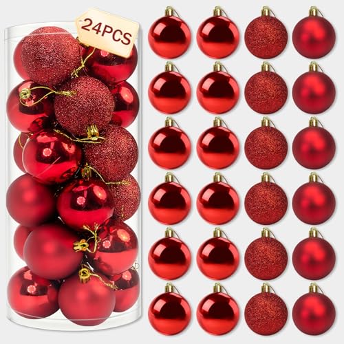 Napzy 24 Count Shatterproof Christmas Ball...