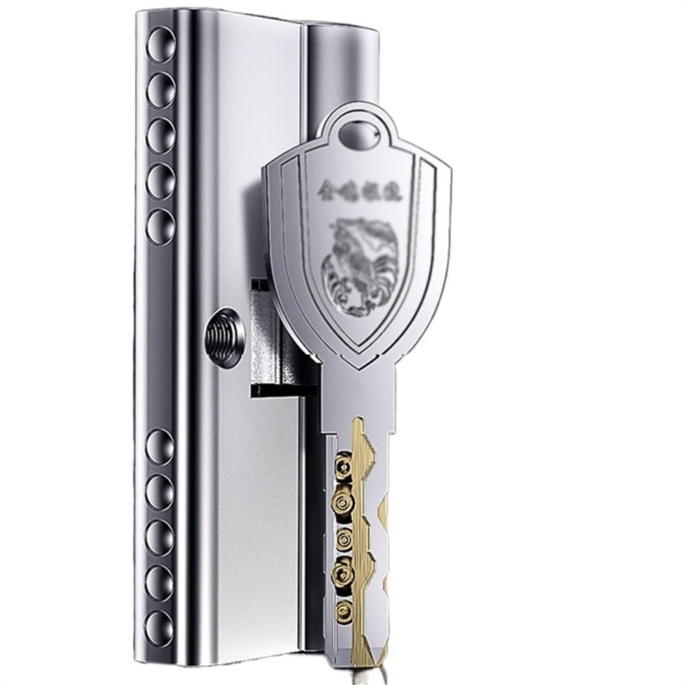 Avocet Abs Lock Cylinder Cam 11mm Unibody Shell Anti Violence Double Bullet Milled Groove Side Post Anti-Theft Core Cylinder Lock(110mm 37.5mm-72.5mm)