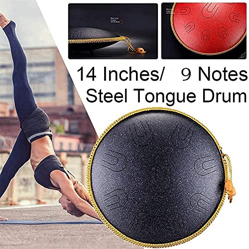 Tongue Drum 14 pulgadas 9 notas acero cobre miniatura 4