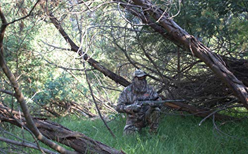 Image of DOWN UNDER OUTDOORS Camo Hunting Face Mask in Lightweight Breathable Sheer Mesh for Warm Weather, Adjustable for Men, Women and Kids
