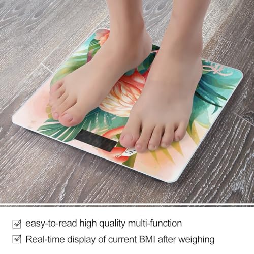 Báscula digital de baño con pantalla LCD y capacidad de 400 lb miniatura 5
