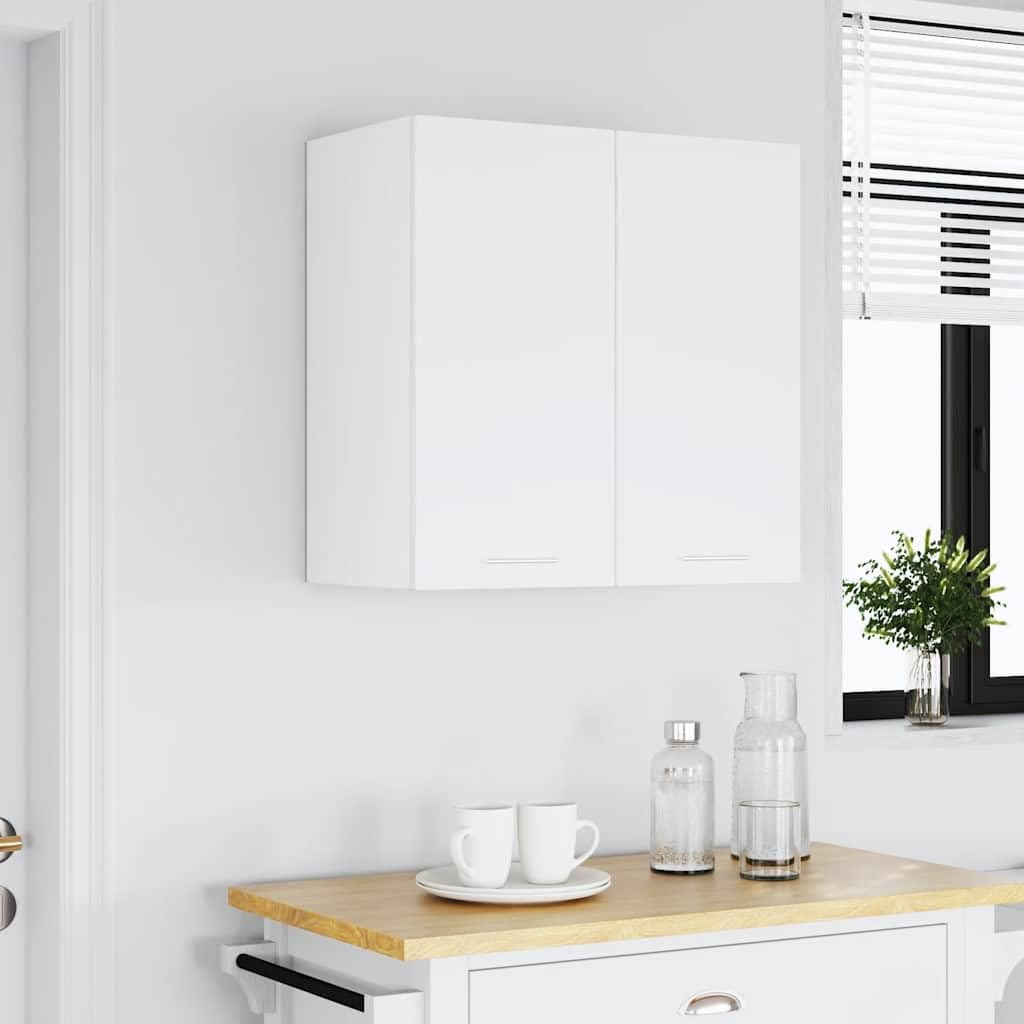 Tomostar Meuble Haut de Cuisine, Armoire Suspendue Cuisine Armoire Suspendue Lyon Blanc 60x31x60 cm Bois d'ingénierie