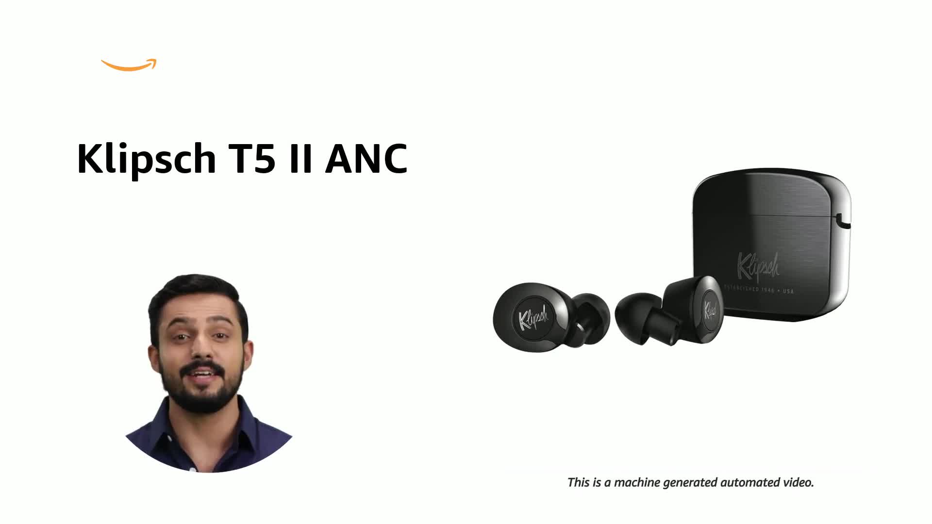 Klipsch T5 II Active Noise Cancelling ANC True Wireless Earphones