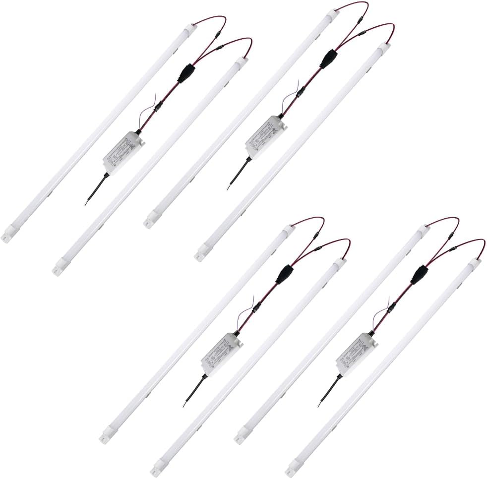 4 Pack Magnetic LED Troffer Retrofit Kit 2x4 ft