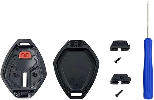 Miniatura 4 de Funda de repuesto para mando a distancia sin llave para Mitsubishi Eclipse Endeavor Galant Lancer Outlander (3 botones paquete 1)