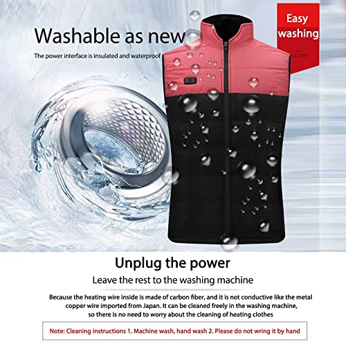 Heated Jackets for Women Lightweight Heated Jacket Men Puffer Winter Jacket Heated Vest Packable Down Coat with Hood3