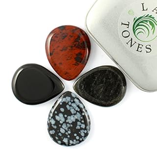 Lava Tones Mixed Tin of Four Médiators pour Guitare – Lot de 4 - Les Beatles, Paul McCartney, John Lennon, RIngo Starr, George Harrison Lava Tones Mixed Tin of Four Médiators pour Guitare - Lot de 4 – Image 2