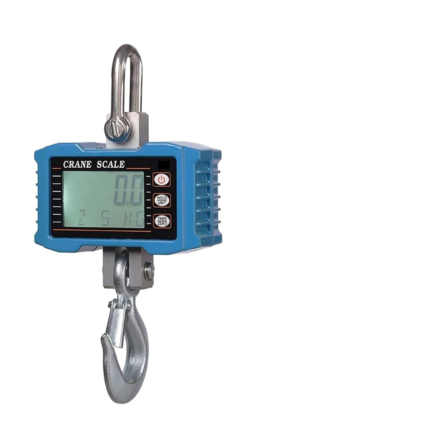 Crane Scale, 1000kg(2200lbs) Digital Industrial Heavy Duty Hanging Crane Scale W/Remote Control,Accurate Sensor&LCD Display for Farm,Factory,Convenient Operation(Blue with Box)