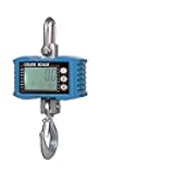 KGKGK Digital Hanging Scale, 1000kg(2200lbs) Digital Industrial Heavy Duty Hanging Crane Scale W/Remote Control,Accurate Sensor&LCD Display for Farm,Factory,for Farm,Factory,Fishing(Blue with Box)