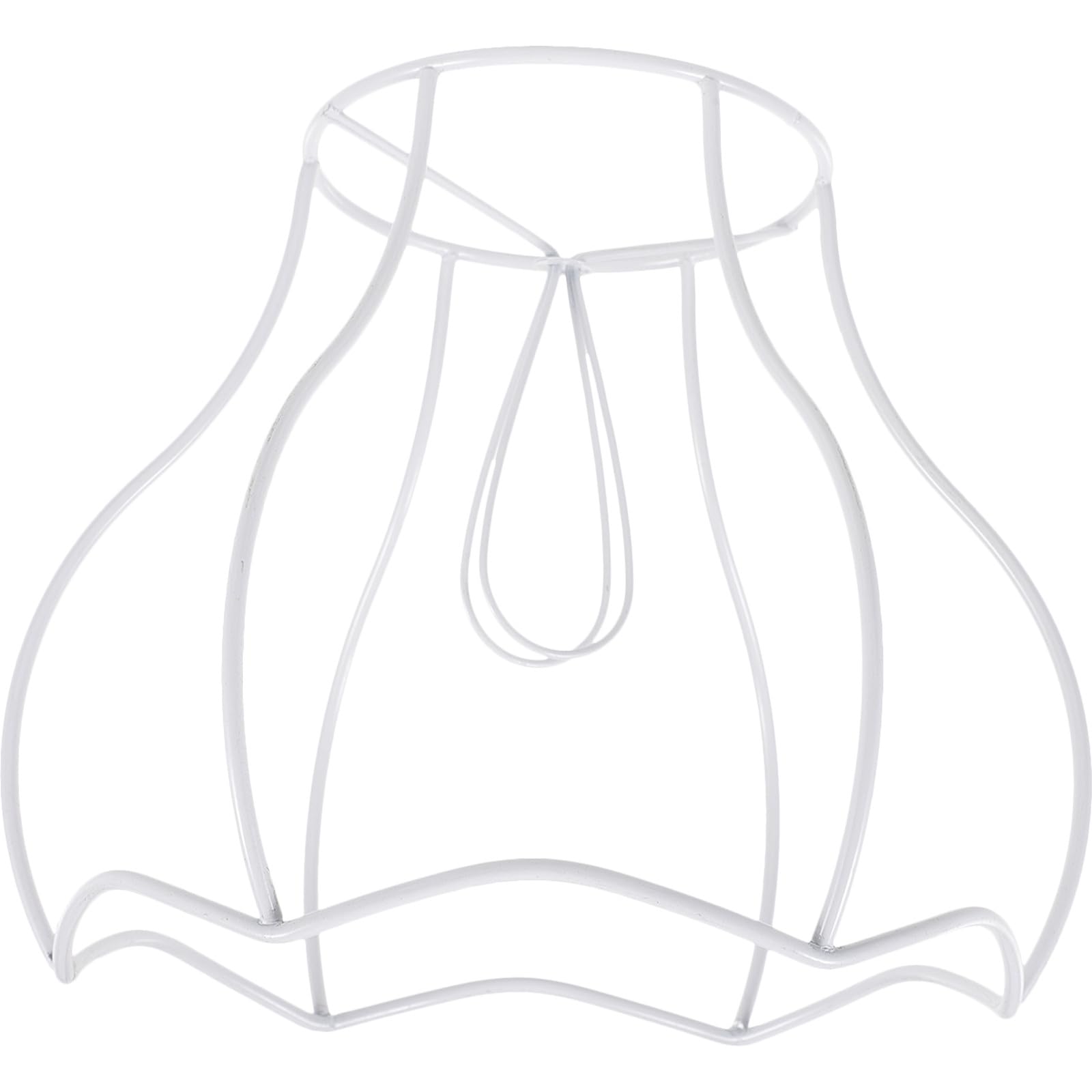 NUOBESTY DIY Iron Lampshade Frame Vintage Style Lamp Shade Bracket Ceiling Light Frame for Table and Floor Lamps