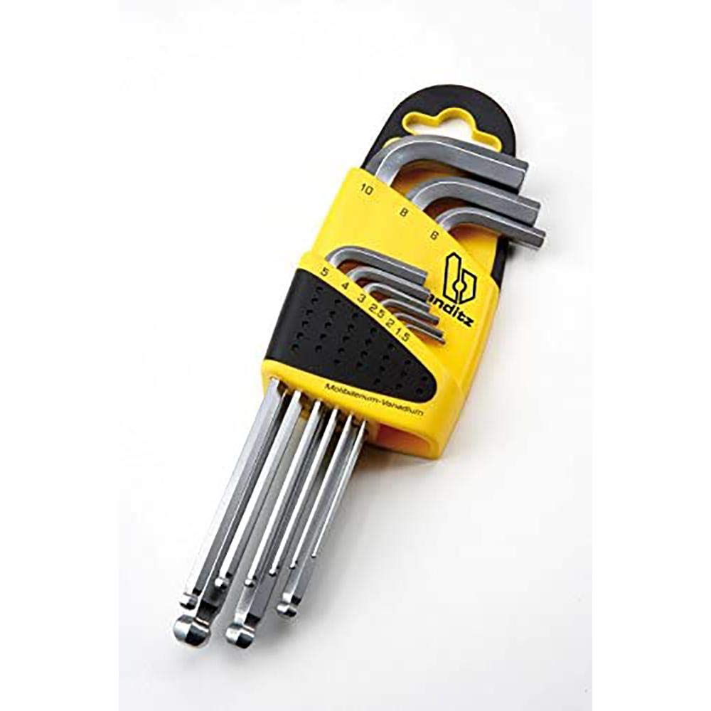 bianditz 232004 – Hex Key Set, Ball in Series Long, MOV, Set of 9