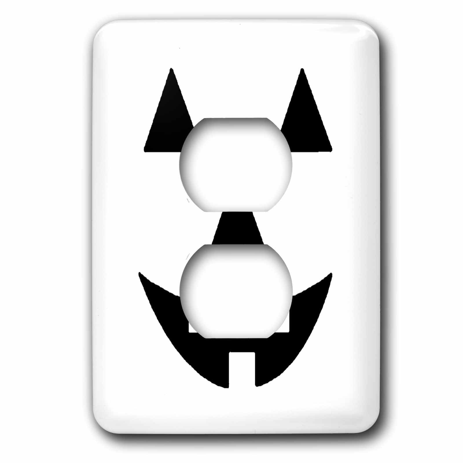 Jack O Lanterne 2 prises plaque decorative pour votre salon en automne
