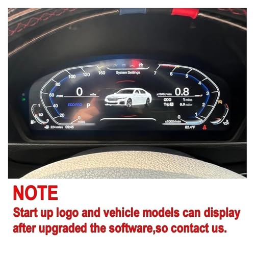Panel HUD velocímetro para BMW E70 E71 X5 X6 pantalla digital 3