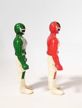 希少 バンダイ 超電子バイオマン バイオレッド 面取れソフビ Amazon.co.jp: 1 特撮 戦隊 超電子バイオマン レッド グリーン
