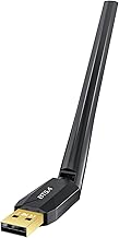 Bluetooth 5.4 Adapter for PC with Adjustable Antenna, Long Range USB Dongle for Windows 11/10/8.1/7, Plug & Play for Desktop Laptop, Supports Wireless Headphones, Keyboard, Mouse, Printe