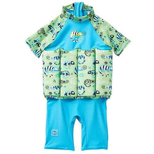 Splash About Collections UV UPF50+ Sun Protection Float Suit with Adjustable Buoyancy, Green