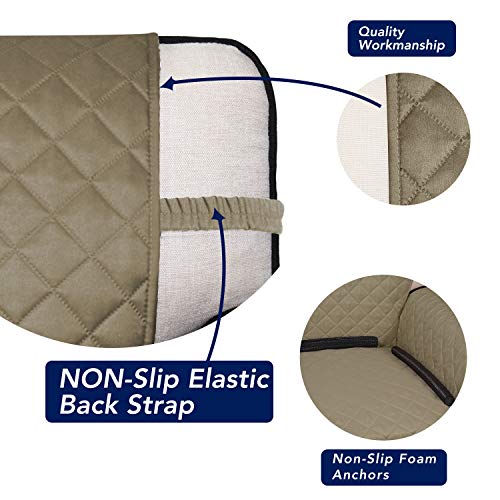 image for PureFit Reversible Quilted Sofa Cover, Water Resistant Slipcover Furni