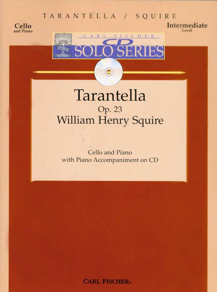 Tarantella, op. 23 violoncelle-livre +partition