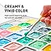 HIMI Gouache Paint Set, 56 Colors x 30g Unique Jelly Cup Design in a Carrying Case Perfect for Artists, Gouache Opaque Art Supplies for Professionals, and More