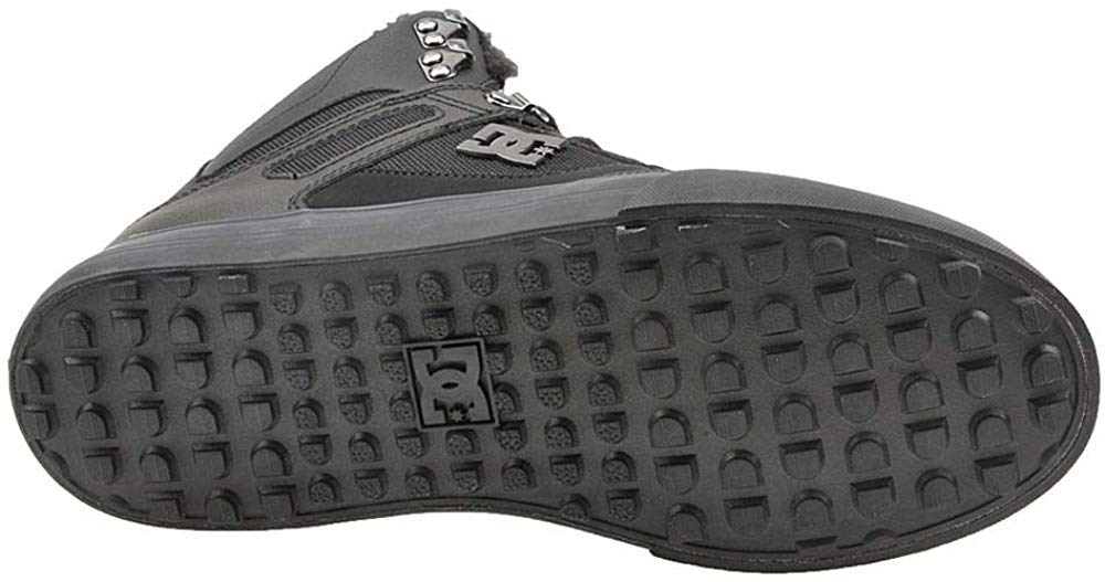DC Men's Pure High-top Wc Wnt Skate Shoe, Black/Black/Black, 10.5 — view 4