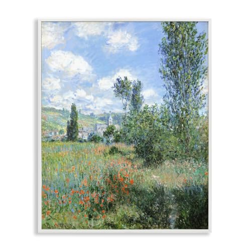 'Classic Field Flowers Rural Impressionist'| Framed Giclee Art