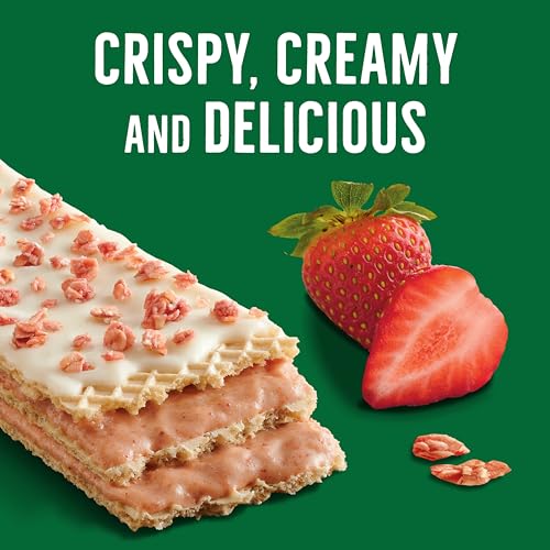 Image of Nature Valley Strawberry Crispy Creamy Wafer Bars, Whole Grain, 15 Bars, 19.5 oz