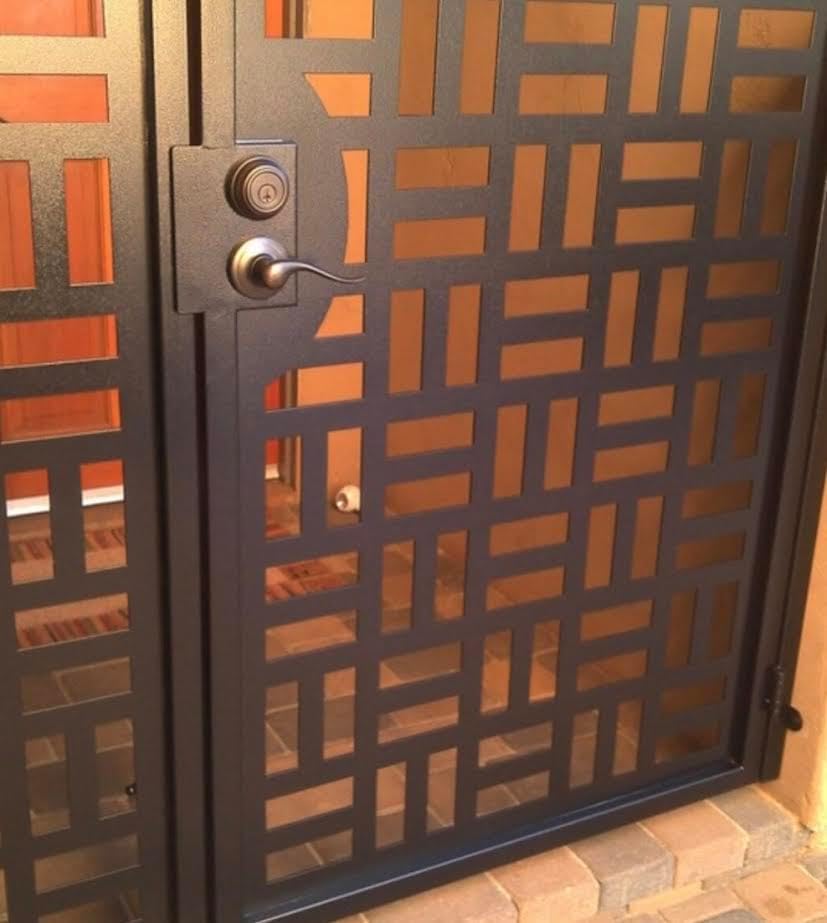 Miniatura 5 de JM Steel 1 14 "Cerradura de puerta de doble agujero. Caja de bloqueo doble de 1.25 pulgadas. para perilla de manija de puerta y perilla de perno