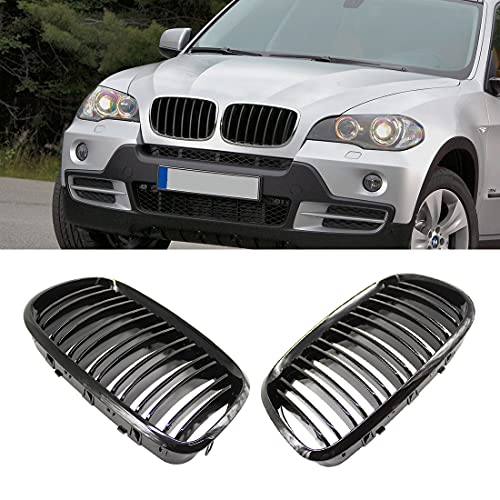 Grilles de rein de course avant pour BMW X5 E70 et X6 E71 2007-2013