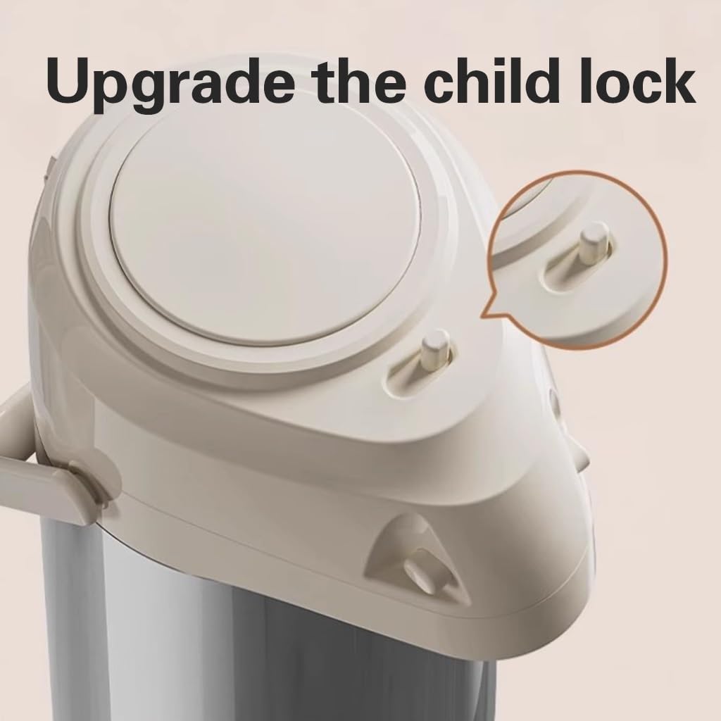 Termo de acero inoxidable aislado al vacío para bebidas calientes y dispensador de agua, ideal para té y café, capacidad de 3 litros