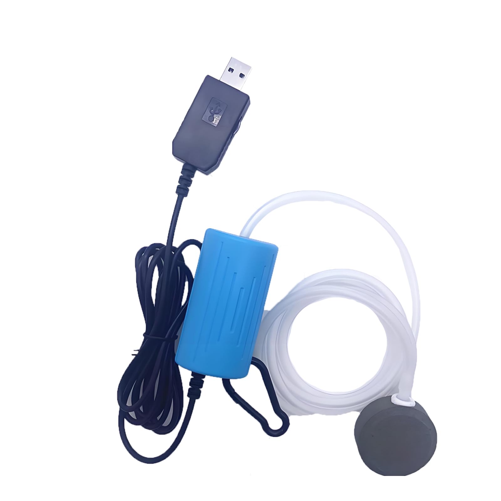 Pompa Aria Acquario 1.3W Con Pietra Porosa - Silenziosa Per Pesci, Kit Completo Con Valvola Di Ritenuta - Foto 5