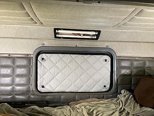 ZenEclipse Insulated Blackout Window Cover for Peterbilt Rear Sleeper Window (SCG-1341-RW)