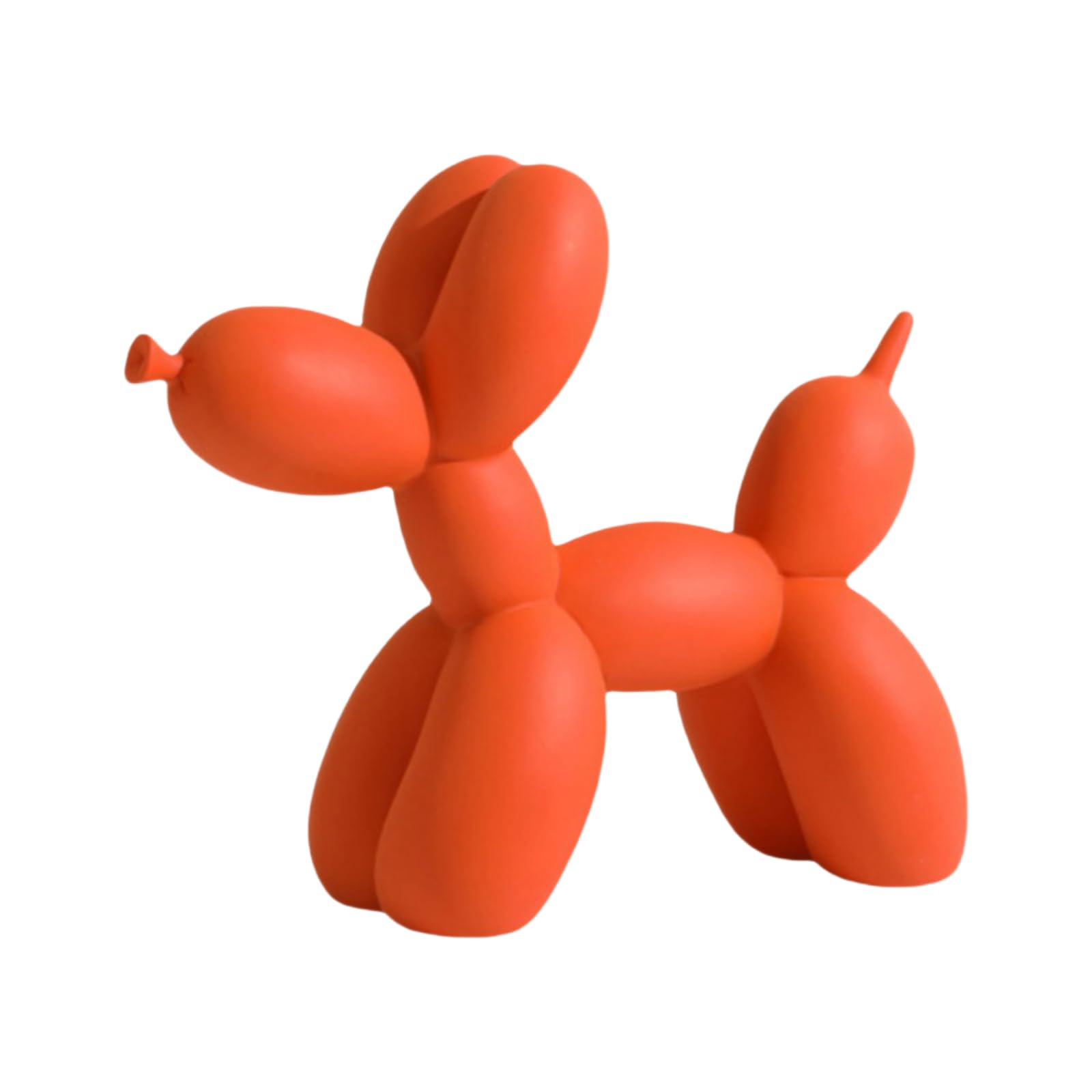 YOYUMI Sculpture Balloon Dog Resin Crafts Home Porch Living Room Ornaments Office Desktop Decorations - Orange