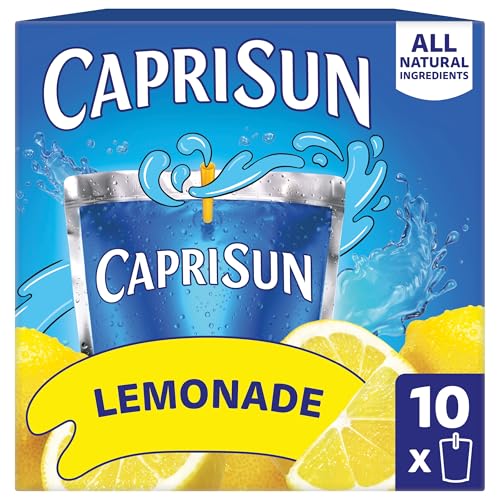 Capri Sun Flavored with Other Natural Flavor Juice Drink Blend, 10 Pouches, for School Lunches and...