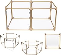 Vista 9 de Front Row Corralito Plegable para Perros – Corralito Duradero y Portátil para Cachorros para Ejercicio, Descanso y Juego – Paneles de Valla