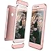 Produktbild XCYYOO für Huawei Honor 8 Hülle Hardcase 3 in 1 Ultra Dünn 360 Full Body Schutz Schutzhülle Anti-Kratzer Elegant Matte Stoßfest Hart PC Skin Rückdeckel Glatte Rückseite Bumper Handyhülle