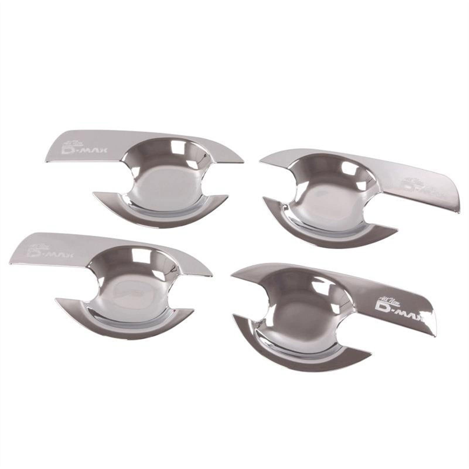 Qwqthgs One Color Car Exterior Door Handle Cap For Isuzu D-Max 2012-2018 4Pcs/Set Abs Chrome Car Door Handle Bowl Cover Trim