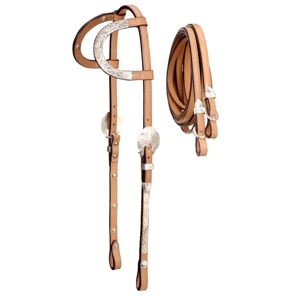 Royal King Double Ear Show Headstall w/Reins