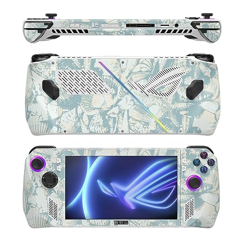 Image of MightySkins Skin Compatible with Asus ROG Ally - Blue Seashells | Protective, Durable, and Unique Vinyl Decal wrap Cover | Easy to Apply, Remove, and Change Styles