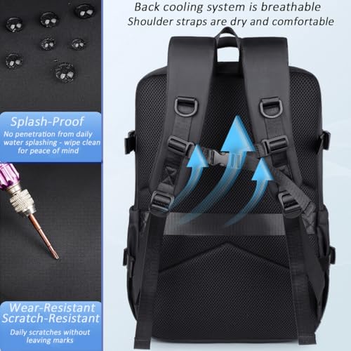 Lunapack Backpack, Vacuum Seal Backpack Travel with Electric Pump, Expandable Large Capacity Backpacks for Travel (Green with Pump)3