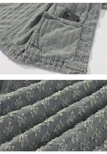 Men's Style Autumn Jacquard Trendy Lapel Shirt Bell Bottoms Ensemble2