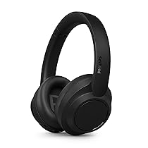 Philips TAH6509BK, 00 Cuffie Bluetooth wireless Over-Ear con cancellazione del rumore – qualità superiore della chiamata, assistente vocale compatibile con 70 ore di tempo di riproduzione – Nero, 2024
