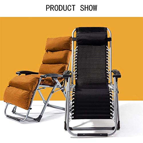 Chaise longue réglable et pliable avec coussin de jardin confort - 4