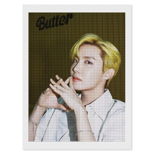 Bts�h�e���N�c �_�C�������h�A�[�g �l�p���r�[�Y ���S�Ҍ����_�C�������h�A�[�g �C�A�����h�r�[�Y�G�� DIY ���� �|�L�b�g �_�C�������h�h�� �S�ʓ\��t���^�C�v �l�C �v���[���g ���� 12"x16"