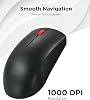 Lenovo Wireless Mouse (WL150) - 2.4G Nano USB-A Omnidirectional Ergonomic Mouse - 3 Million Clicks, 1,000 DPI - Portable Compact Wireless Design - Computer and Laptop Accessories