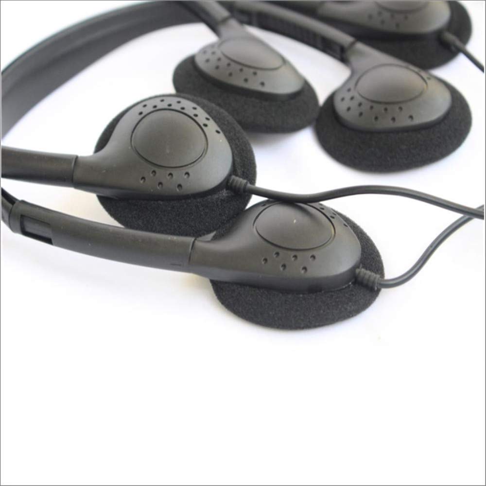 25 Pack cuffie da classe Cuffie a basso costo auricolari monouso auricolari per bambini, scuole, biblioteche, musei, hotel, ospedali, palestra