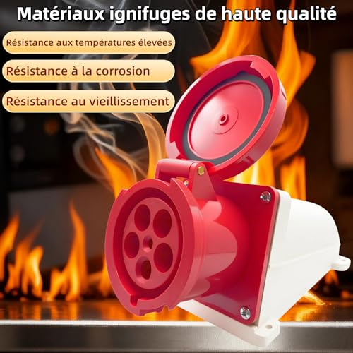 Fiche et prise industrielles CEE 125A face aux pires intempéries - 3