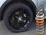 llantas smart fortwo Volumen de suministro: 20 pegatinas aptas para 4 llantas + 4 pegatinas de repuesto + instrucciones de montaje.